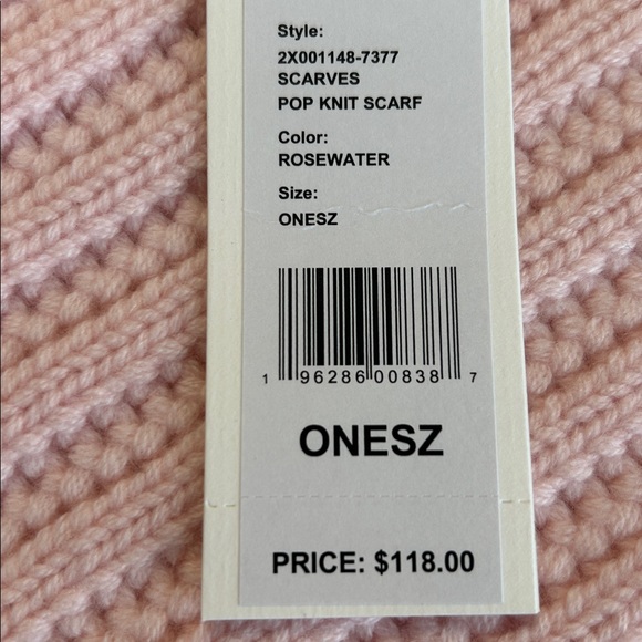 Vineyard Vines Rosewater Knit Scarf new with tags - Picture 4 of 5